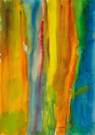 Antonio Corpora (1909-2004)  - Temporale a Marsala, 1993