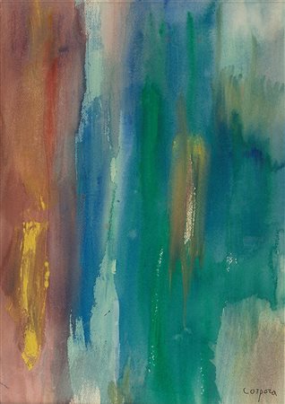 Antonio Corpora (1909-2004)  - Crepuscolo a Siviglia, 1992