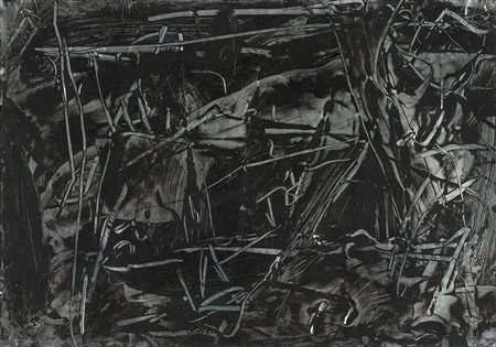 Emilio Vedova (Venezia 1919-Venezia  2006)  - Partitura (B. 1/4), 1991