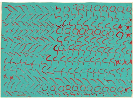 Carla Accardi (Trapani 1924-Roma 2014)  - Verderosso, 1964