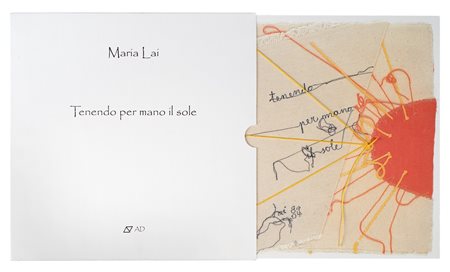 Maria Lai (Ulassai 1919-Cardedu 2013)  - A) Tenendo per mano il sole; B) Curiosape, A) 2004; B) 2002