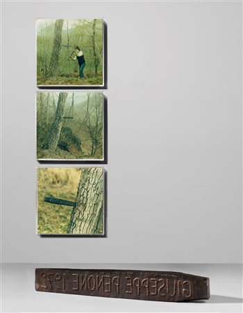 Giuseppe Penone (Garesso 1947)  - Scrive, Legge, Ricorda, 1972