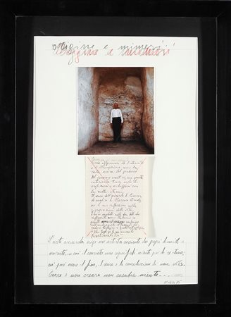 Michele Zaza (Molfetta 1948)  - Paesaggio e mimesi, 1975