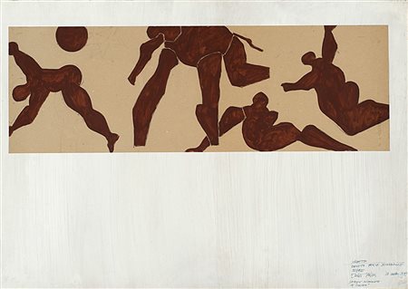 Emilio Tadini (Milano 1927-Milano 2002)  - Studio, 1987