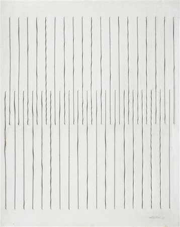 WALTER LEBLANC 
Gouache (Twisted strings), 1959