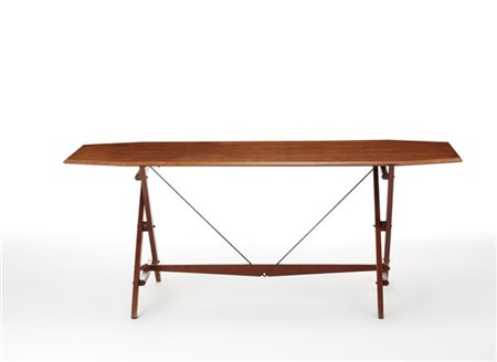 Franco Albini Tavolo modello "TL2 Cavalletto". Produzione Poggi, Pavia, 1950-195