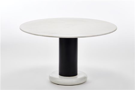 Ettore Sottsass Tavolo modello "Lotorosso". Produzione Poltronova, Italia, 1965.