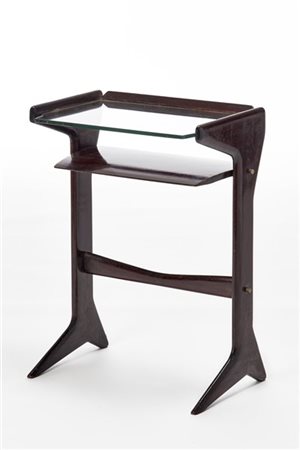 Ico Parisi Mobiletto portatelefono modello "360". Produzione De Baggis, Cantù, 1