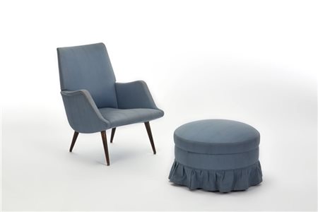 Carlo De Carli Poltrona modello "805". Produzione Cassina, Meda, anni '50. Strut