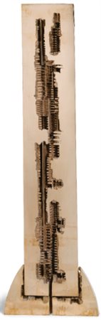 ARNALDO POMODORO N. 1926 SEMICOLONNA B bronze, executed in 1967-1968 in 2...