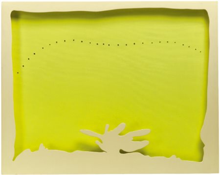 LUCIO FONTANA 1899 - 1968 CONCETTO SPAZIALE. TEATRINO signed and titled on...