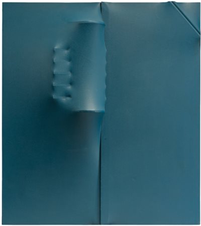 AGOSTINO BONALUMI N. 1935 BLU signed and dated 71 on the reverse and on the...