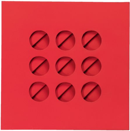 PAOLO SCHEGGI 1940 - 1971 TONDI PER QUADRI inscribed on the reverse, acrylic...