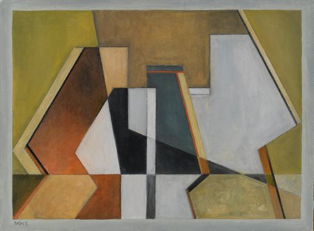 MARIO RADICE 1900-1987 SENZA TITOLO signed, oil on canvas. Executed in...