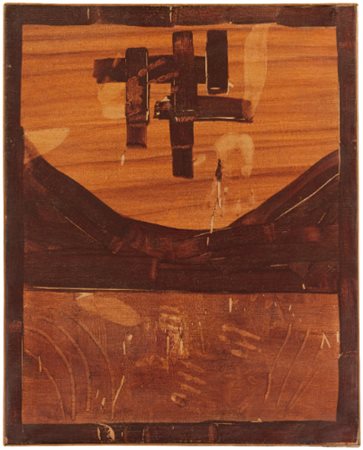 ANTONIO RECALCATI N. 1938 IMPRONTE E PAESAGGIO signed, titled and dated 60 on...