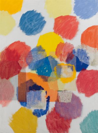 TANCREDI 1927 - 1964 SENZA TITOLO tempera and collage on canvas. Executed in...