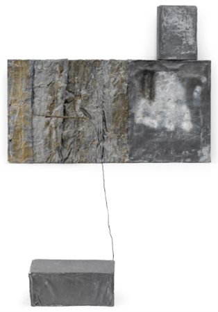 PIER PAOLO CALZOLARI N. 1943 SENZA TITOLO signed and dated 1977 on the...