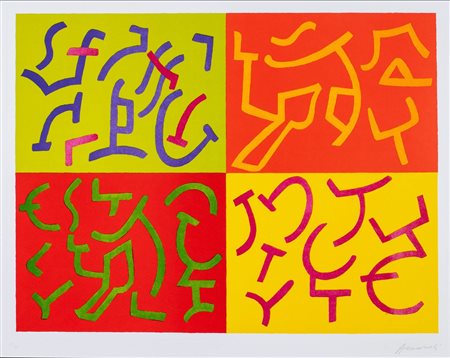 Carla Accardi (Trapani 1924-Roma 2014)  - Four square