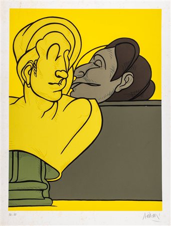 Valerio Adami (Bologna 1935)  - Kiss