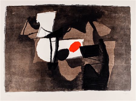 Afro (Basaldella, Udine  1912-Zurigo 1976)  - Orange composition, 1966
