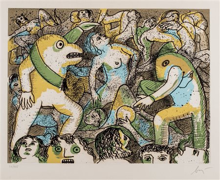 Enrico Baj (Milano 1924-Vergiate 2003)  - Figures