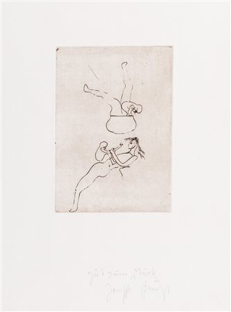 Joseph Beuys (Krefeld 1921-Düsseldorf 1986)  - Topfspiel from the portfolio Zirkulationszeit (Circulation time suite), 1982