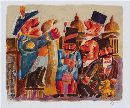 Franz Borghese (Roma 1941-Roma 2005)  - Two papers