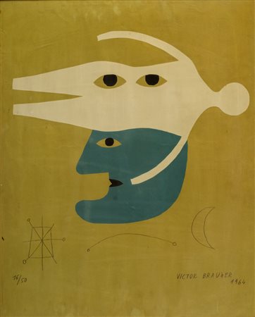 Victor Brauner (Piatra Neamt 1903-Parigi 1966)  - Composition, 1964