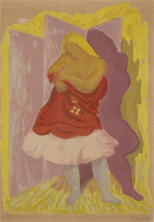 Giuseppe Capogrossi (Roma 1900-1972)  - Women n°10, 1944