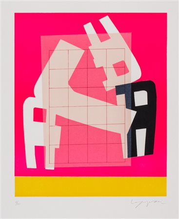 Giuseppe Capogrossi (Roma 1900-1972)  - Album Marlborough/2RC N°4, 1968