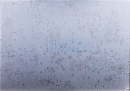 Enrico Castellani (Castelmassa 1930-Viterbo 2017)  - Litografia originale, 1968