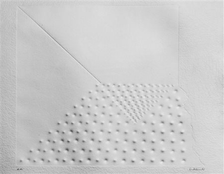 Enrico Castellani (Castelmassa 1930-Viterbo 2017)  - Relief, 1982