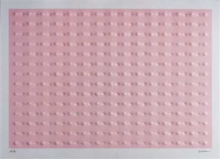 Enrico Castellani (Castelmassa 1930-Viterbo 2017)  - Compendium, 1974