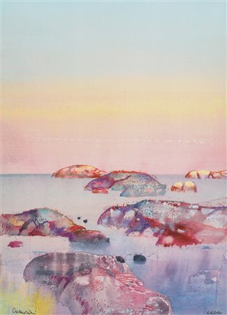 Leonardo Cremonini (Bologna 1925-Parigi 2010)  - Cliffs