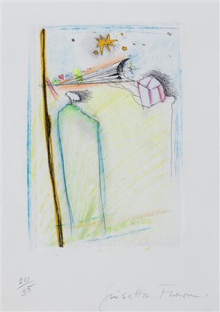 Giosetta Fioroni (Roma 1932)  - Casa e stelle