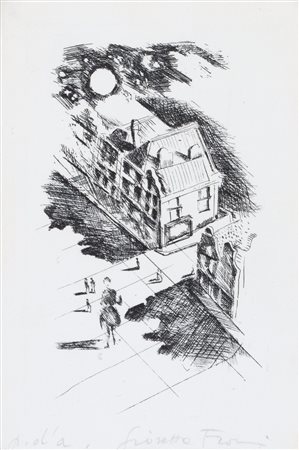 Giosetta Fioroni (Roma 1932)  - Case dall'alto