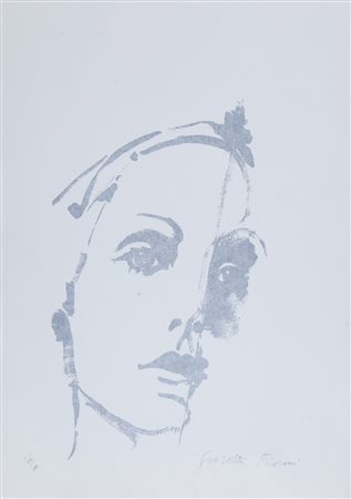 Giosetta Fioroni (Roma 1932)  - Woman face