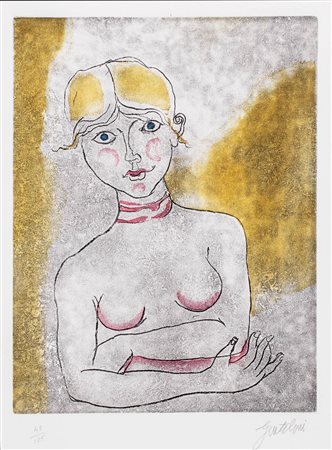 Franco Gentilini (Faenza 1909-Roma 1981)  - Girls, 1975