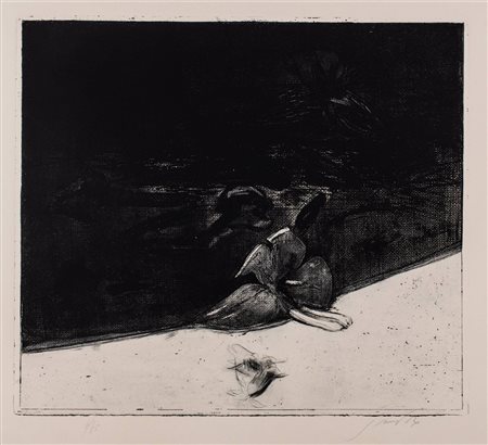 Piero Guccione (Scicli 1935-Modica 2018)  - Ibiscus