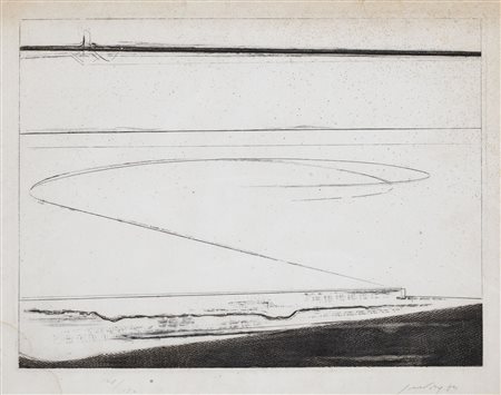 Piero Guccione (Scicli 1935-Modica 2018)  - Sea linees