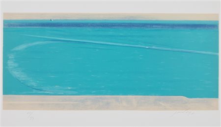 Piero Guccione (Scicli 1935-Modica 2018)  - Sea