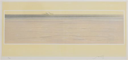 Piero Guccione (Scicli 1935-Modica 2018)  - Sea linees