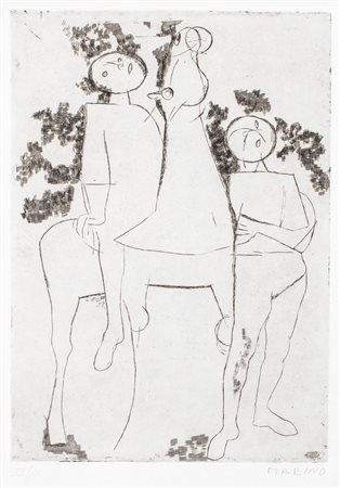 Marino Marini (Pistoia 1901-Viareggio 1980)  - Imagines, 1970