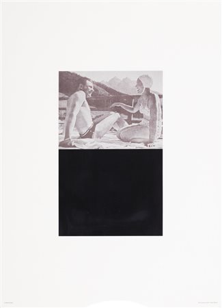 Fabio Mauri (Roma 1926-2009)  - Manipolazione di cultura - si abbronzano , 1976