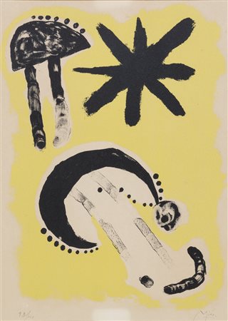 Joan Mirò (Barcellona 1893-Palma Di Maiorca 1983)  - Astrologie III, 1960
