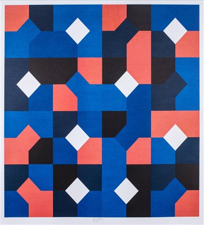 Bruno Munari (Milano 1907-1998)  - Curve di Peano