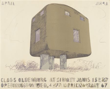 Claes Oldenburg (Stoccolma 1929)  - English Plug, 1967