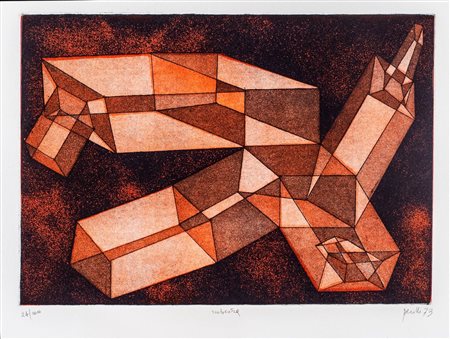 Achille Perilli (Roma 1927)  - Rubestre, 1973