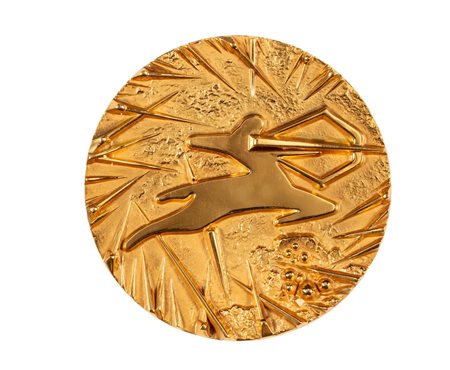 Arnaldo Pomodoro ((Morciano di Romagna 1926)  - 40° Anniversario della Fondazione Ballestra