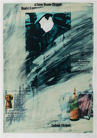 Mimmo Rotella (Catanzaro 1918-Milano  2006)  - Veuve clicquot